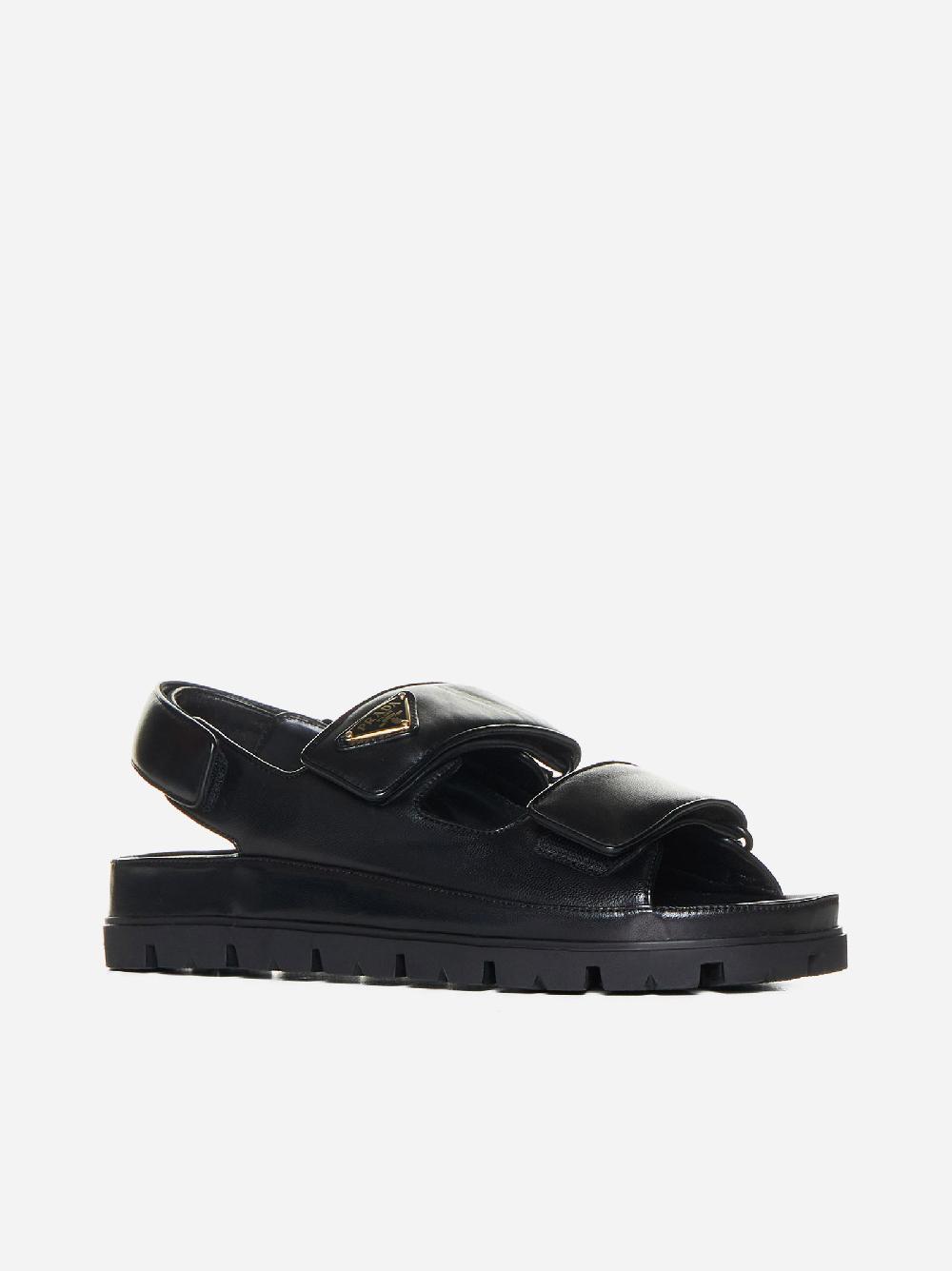 PRADA Sandali in pelle Qualità