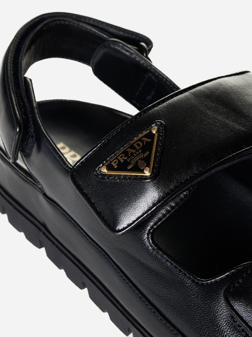 PRADA Sandali in pelle Qualità