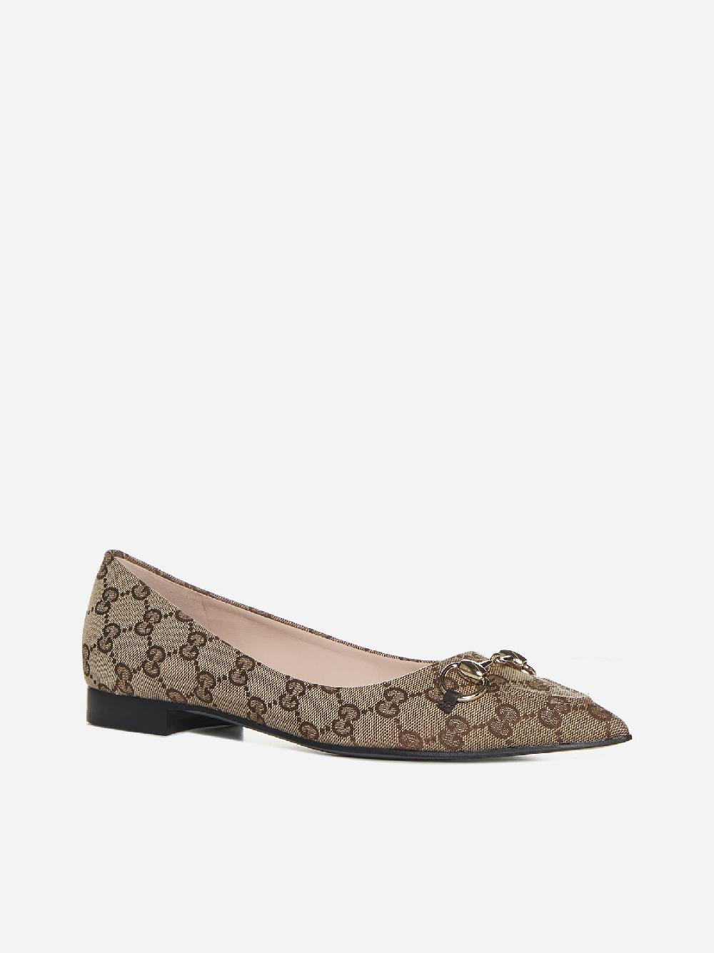 GUCCI Ballerine in tessuto GG Shopping Online