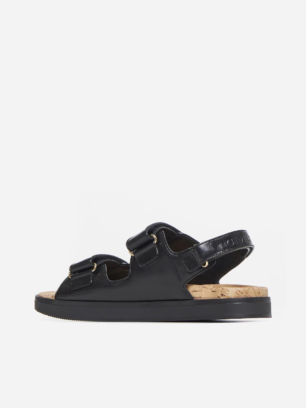 GIVENCHY Sandali flat in pelle 4G Vendita Economica