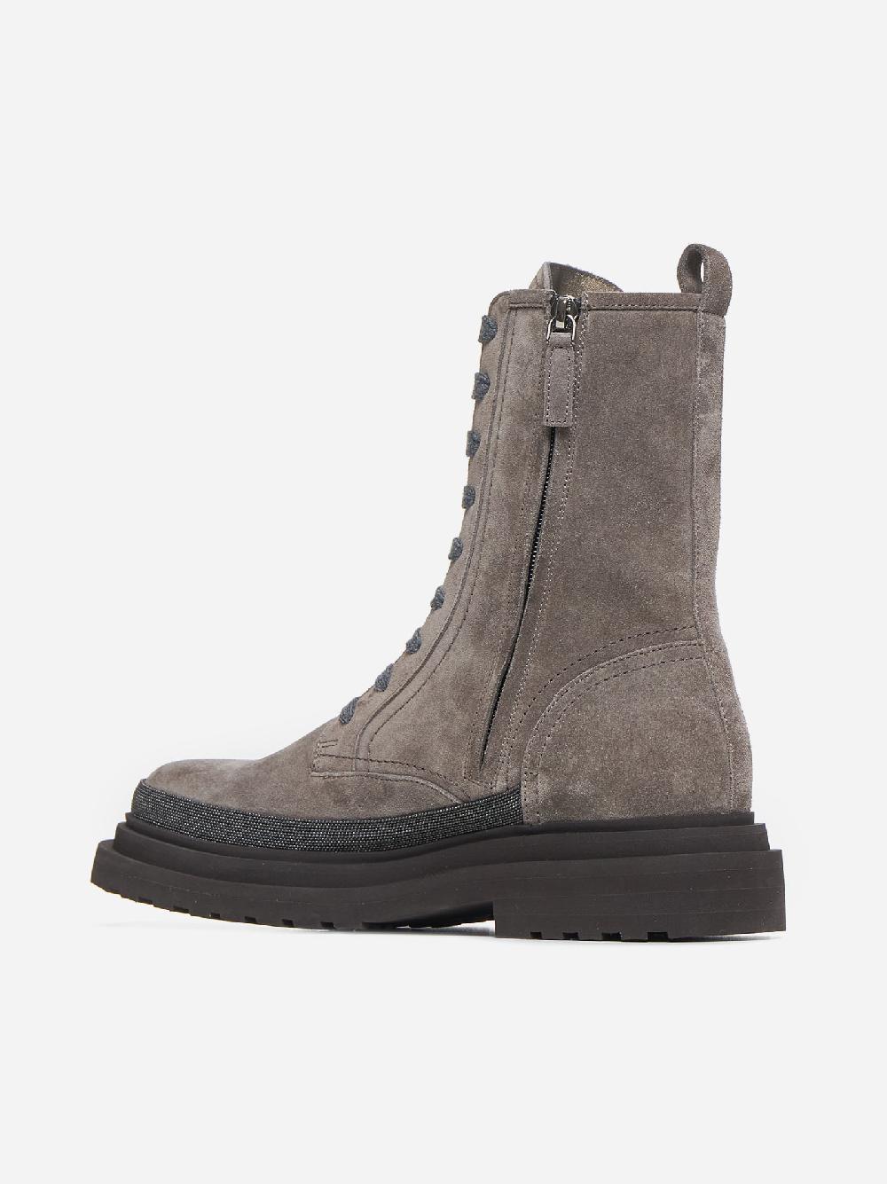 BRUNELLO CUCINELLI Stivaletti in pelle scamosciata Vendite Flash