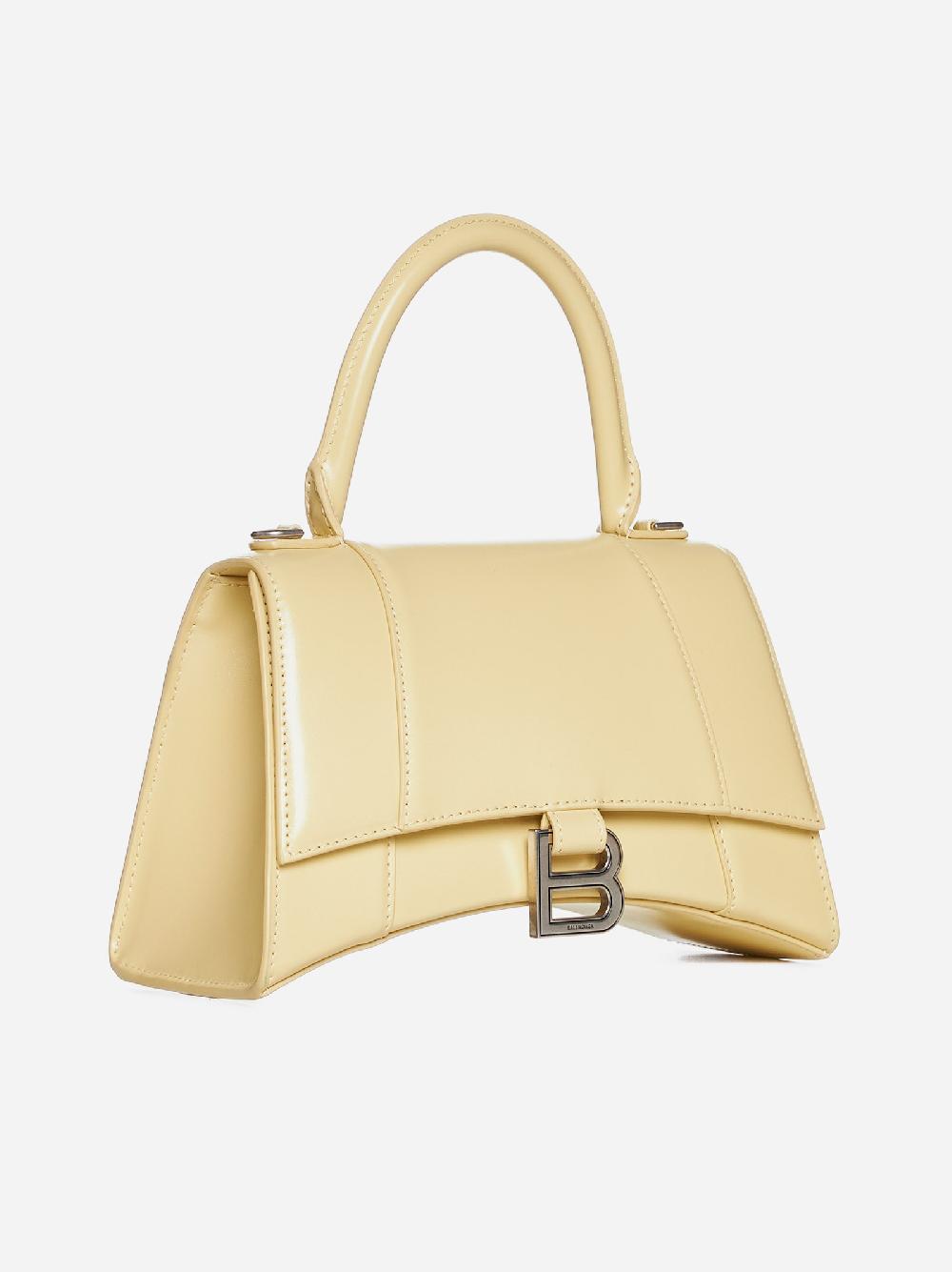 BALENCIAGA Borsa Hourglass Small in pelle Shopping Online