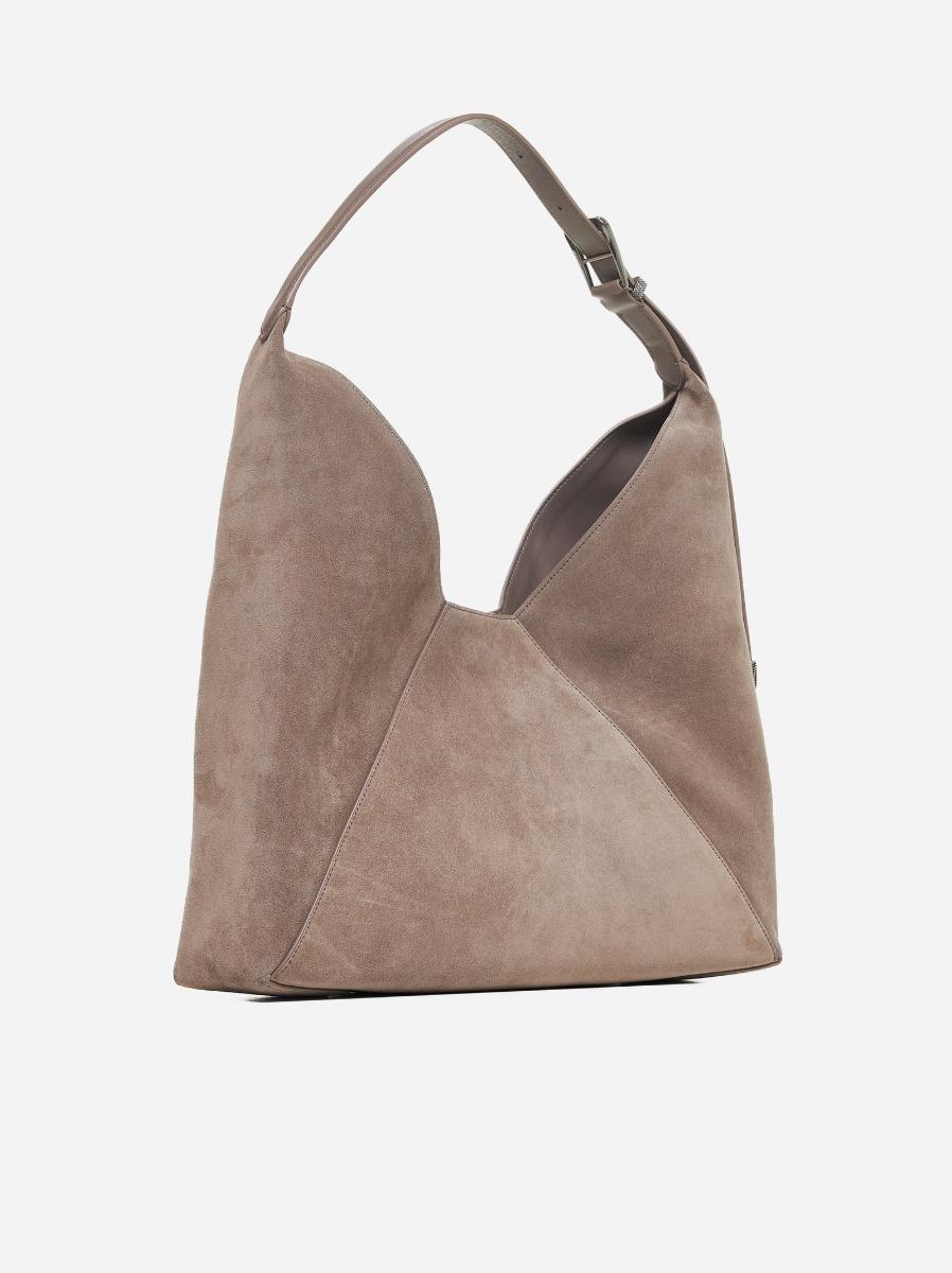 BRUNELLO CUCINELLI Borsa hobo in suede Acquista Ora