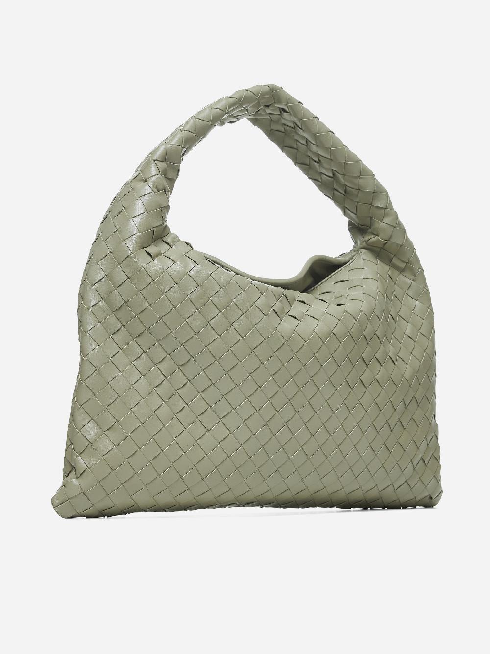 BOTTEGA VENETA Borsa Hop piccola in pelle Intrecciato Sottocosto