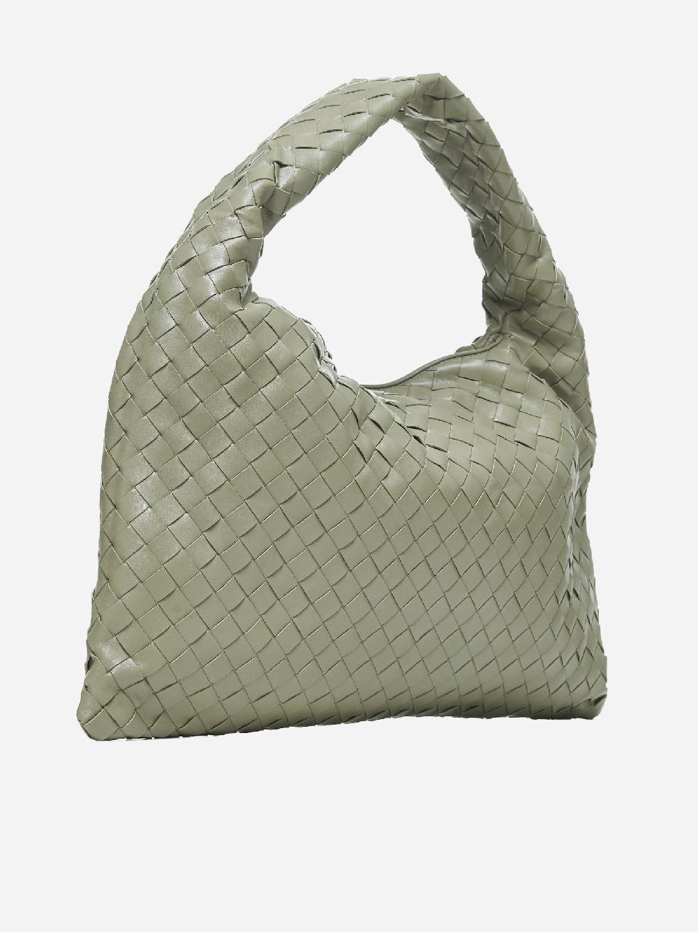 BOTTEGA VENETA Borsa Hop piccola in pelle Intrecciato Sottocosto