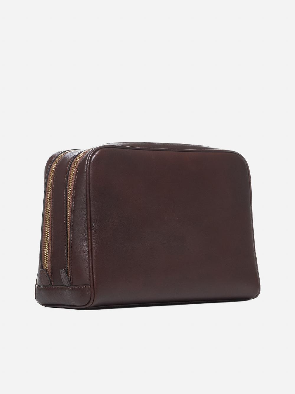 BRUNELLO CUCINELLI Beauty case in pelle Saldi