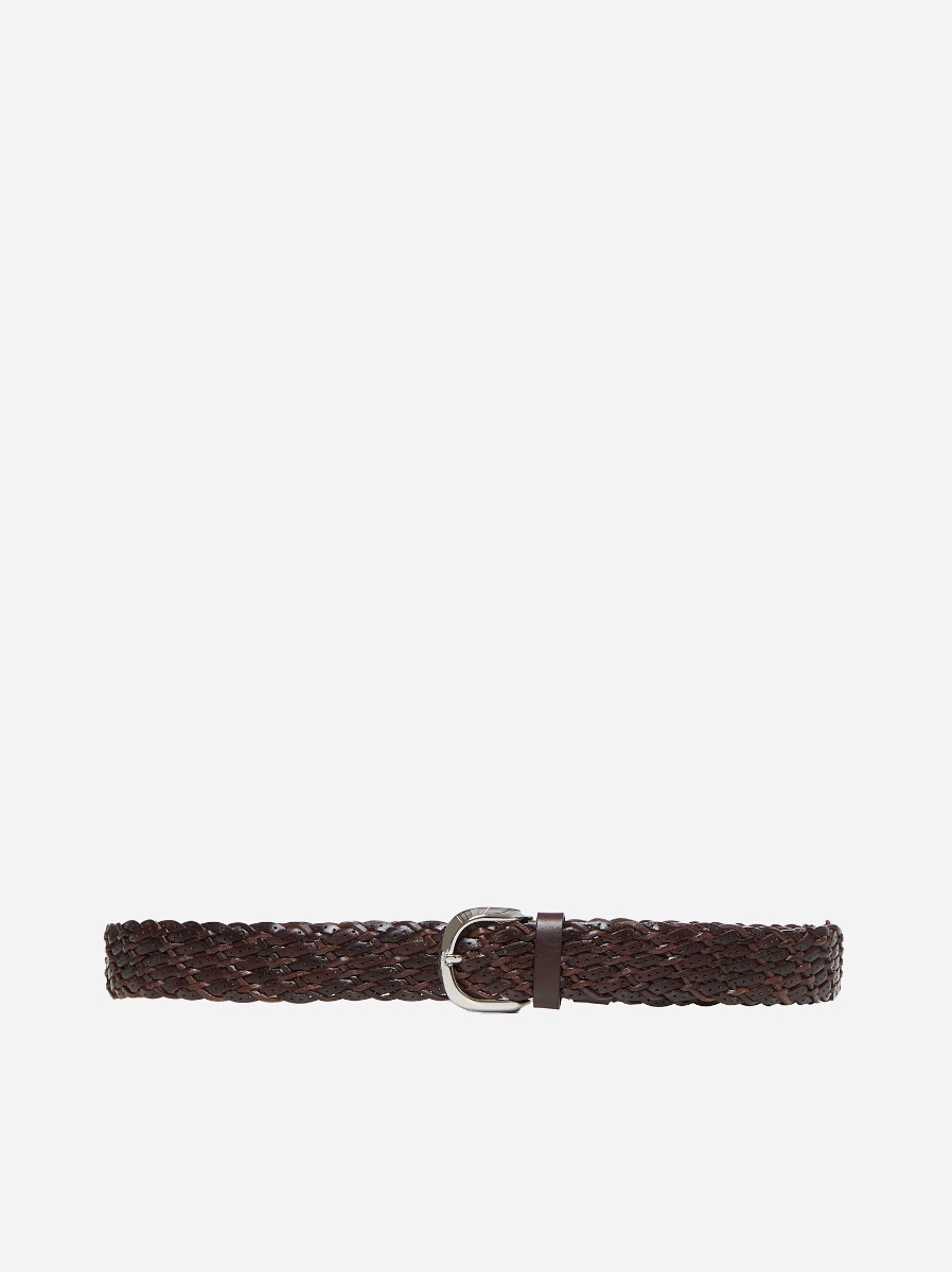 BRUNELLO CUCINELLI Cintura in pelle intrecciata