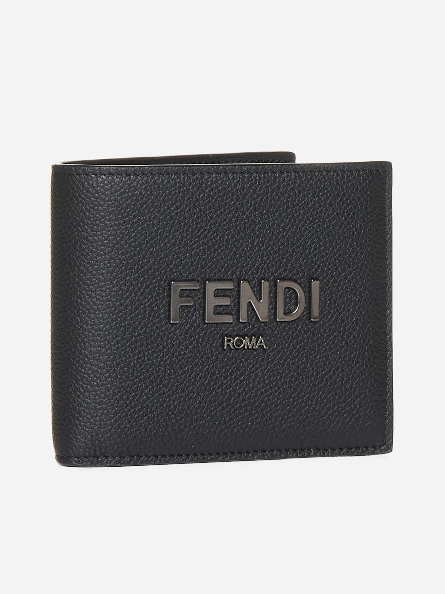 FENDI Portafoglio in pelle con logo Negozio