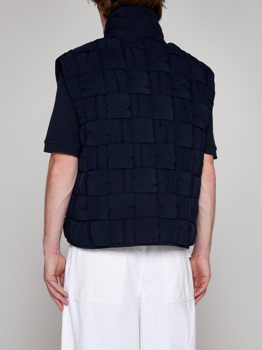 BOTTEGA VENETA Gilet in nylon Intrecciato Fino al 50% di sconto