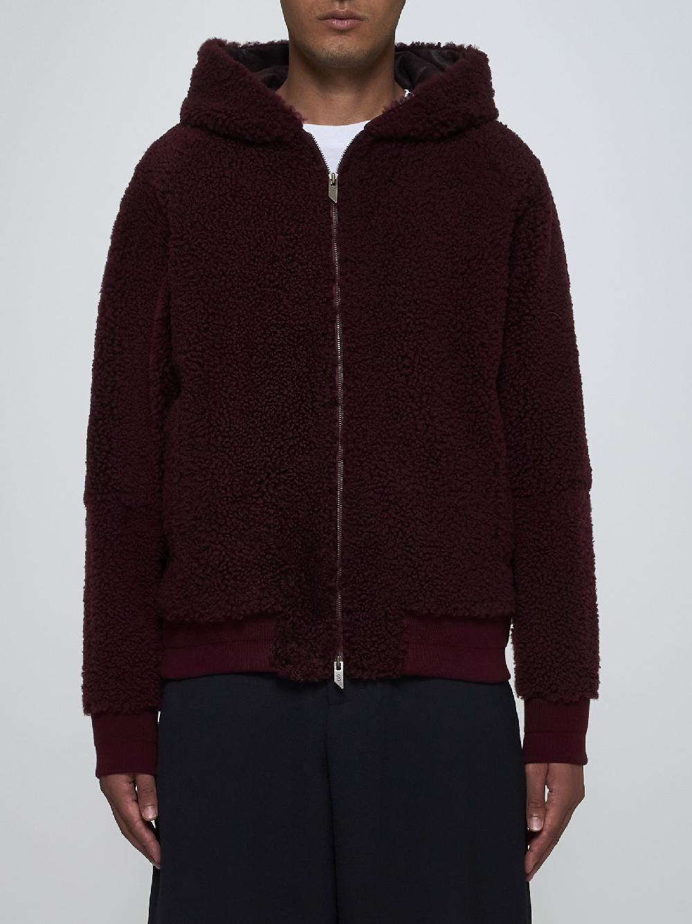 SALVATORE SANTORO Giacca reversibile in shearling e pelle Economico