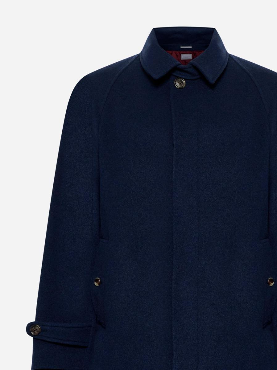 BRUNELLO CUCINELLI Cappotto monopetto in cashmere Negozi Online