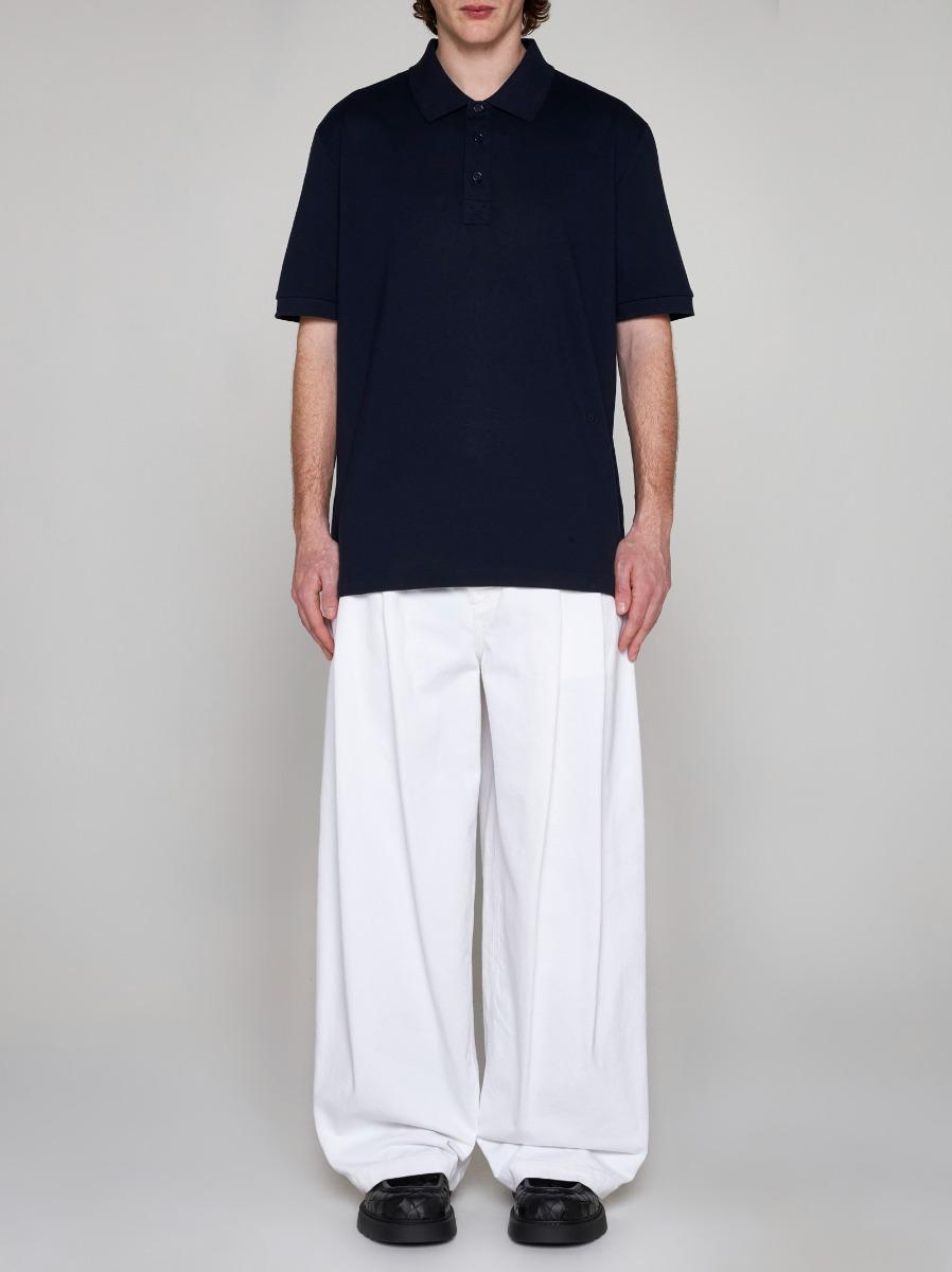 BOTTEGA VENETA Polo in cotone Consegna Veloce
