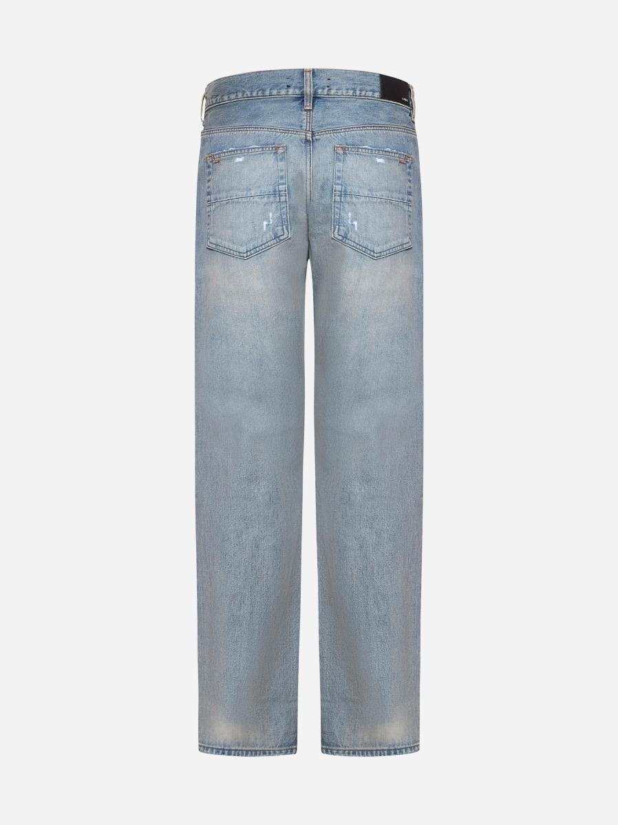 AMIRI Jeans Bandana Repair Straight azzurro Fino Al -60%
