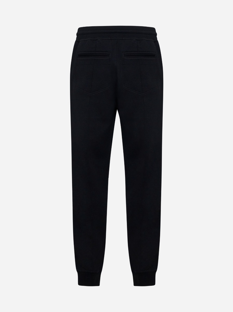 BRUNELLO CUCINELLI Pantaloni in felpa double nera Prezzo Ridotto