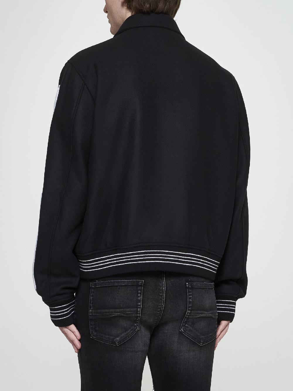 AMIRI Bomber Bones misto lana Sconto