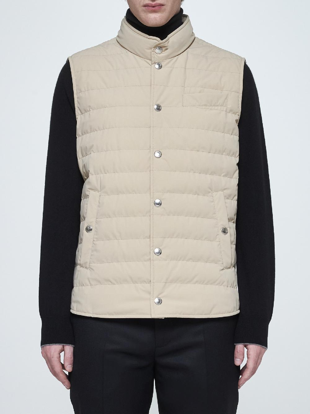 BRUNELLO CUCINELLI Gilet in nylon trapuntato Economico