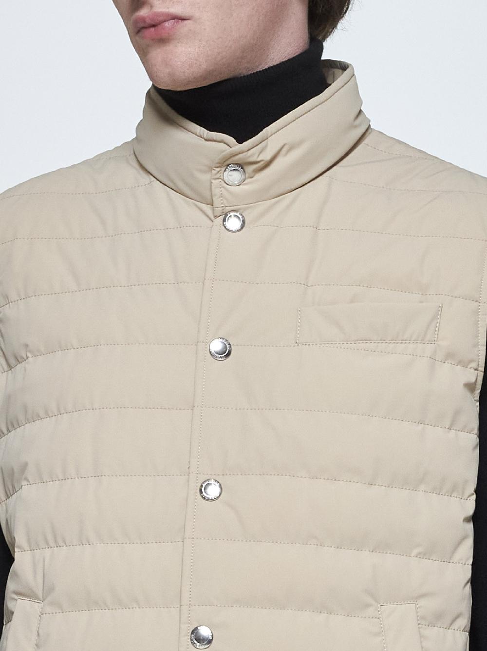BRUNELLO CUCINELLI Gilet in nylon trapuntato Economico