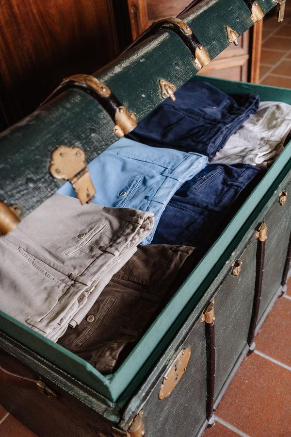 Rota Sport Winter Denim blue cotton elastan sport trousers Offerta