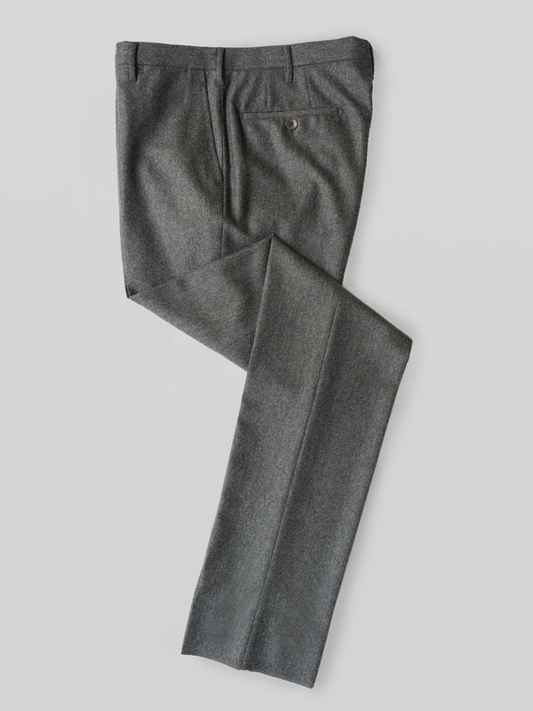 Rota Winter Medium grey flannel regular fit trousers In Vendita