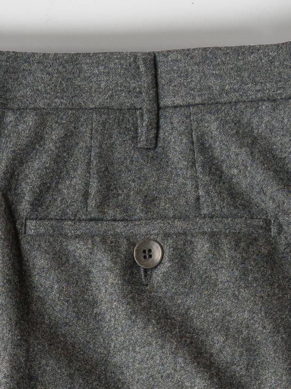 Rota Winter Medium grey flannel regular fit trousers In Vendita