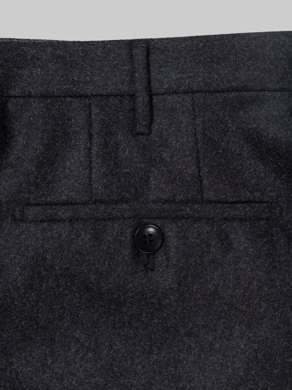 Rota Winter Dark grey flannel trousers Vendita Economica