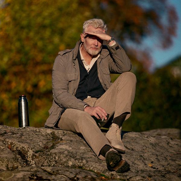 Rota Sport Winter Beige cotton elastan sport trousers 1 pleat I Più Venduti