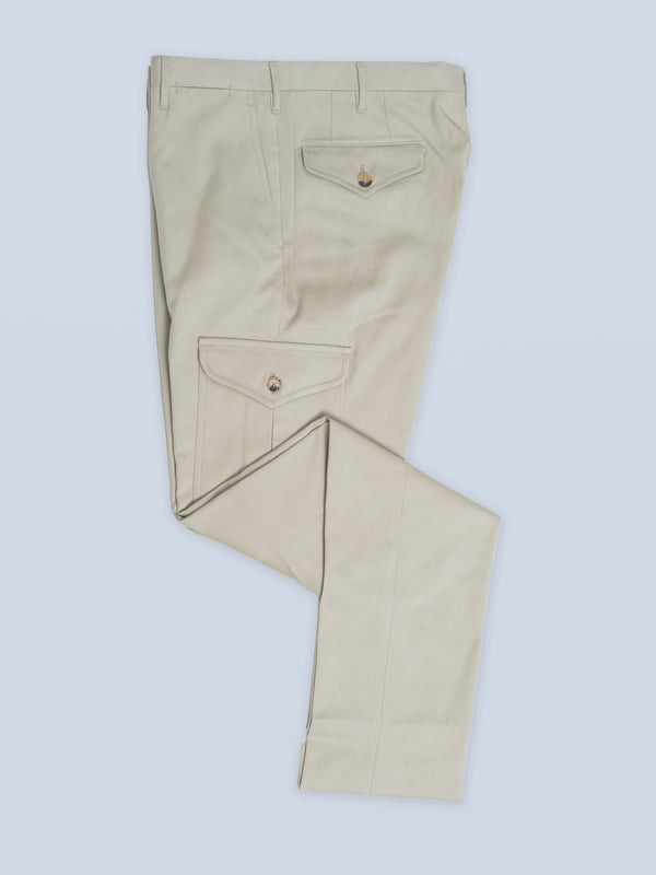 Rota Winter Light beige cotton elastan cargo pockets Vendite stagionali