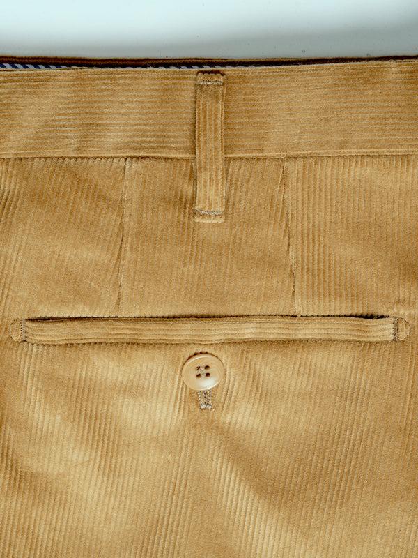 Rota Winter Dark beige corduroy medium wale trousers Latest stili