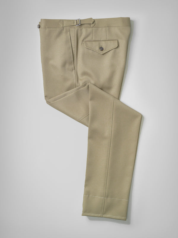 Rota Winter Dark beige pair of regular fit cavalry twill wool trousers 50% di sconto con spedizione gratuita