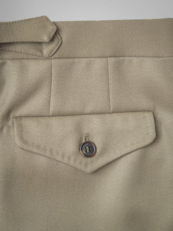 Rota Winter Dark beige pair of regular fit cavalry twill wool trousers 50% di sconto con spedizione gratuita