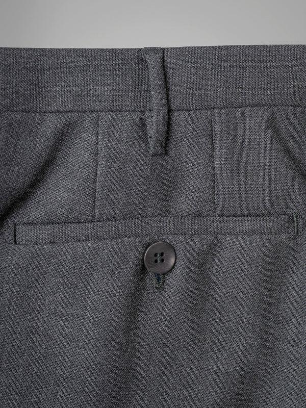 Rota Winter Dark grey pair of regular fit four ply wool trousers Black Friday Prezzi