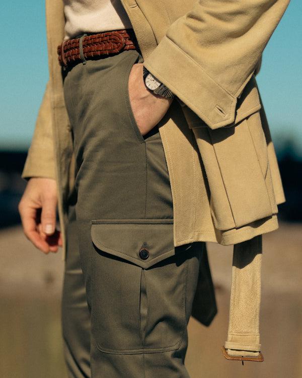 Rota Summer Green cotton trousers cargo Sconti questo mese