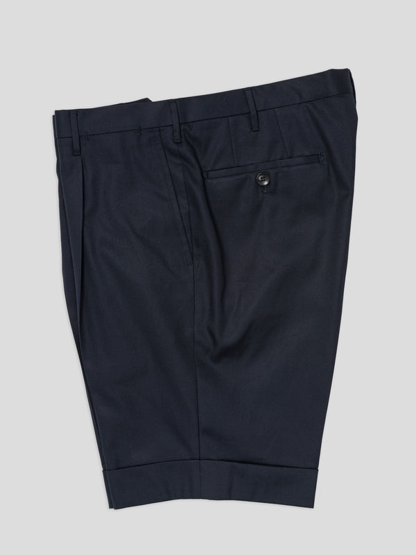 Rota Summer Dark blue pair of regular fit supima cotton bermuda Vendita