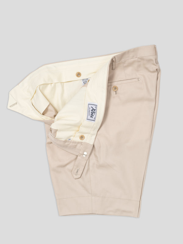 Rota Summer Light beige pair of regular fit supima cotton bermuda Promozione