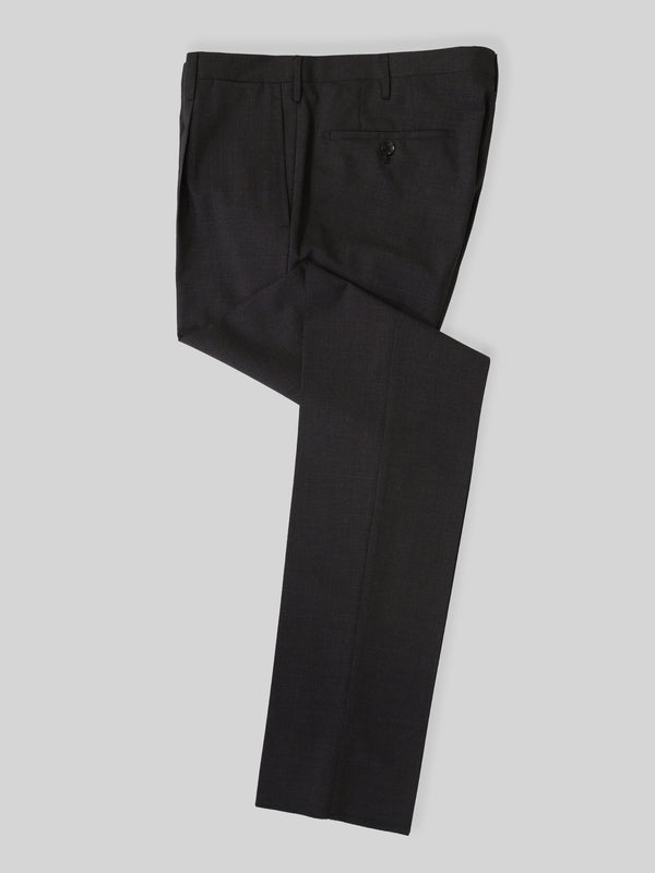 Rota Summer Dark grey elastic wool slim fit trousers Consegna Veloce