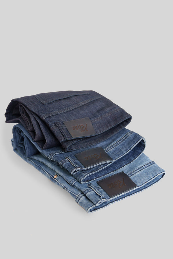 Rota Sport Summer Dark blue denim cotton 5 pockets trousers Fino Al -60%