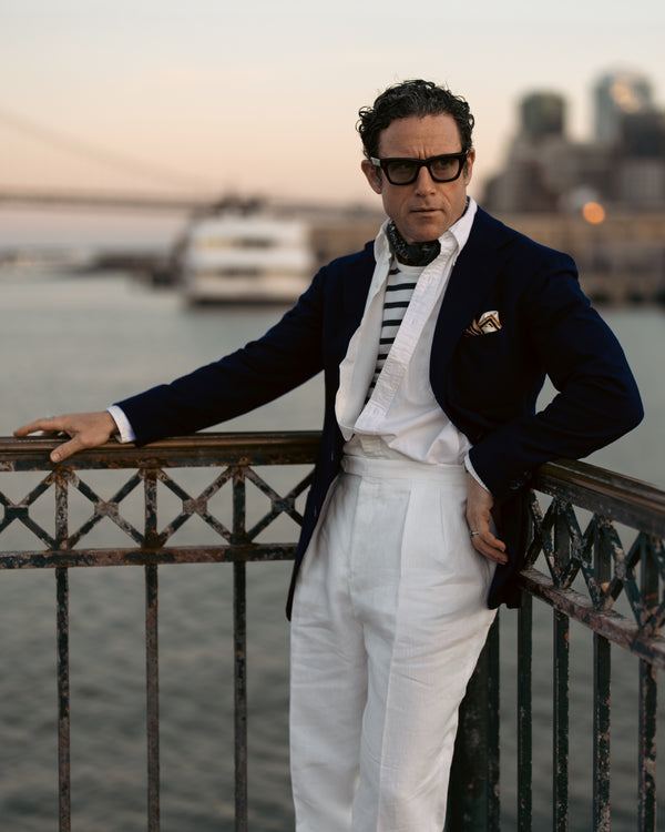 Rota Summer New York white linen trousers Affare Del Giorno