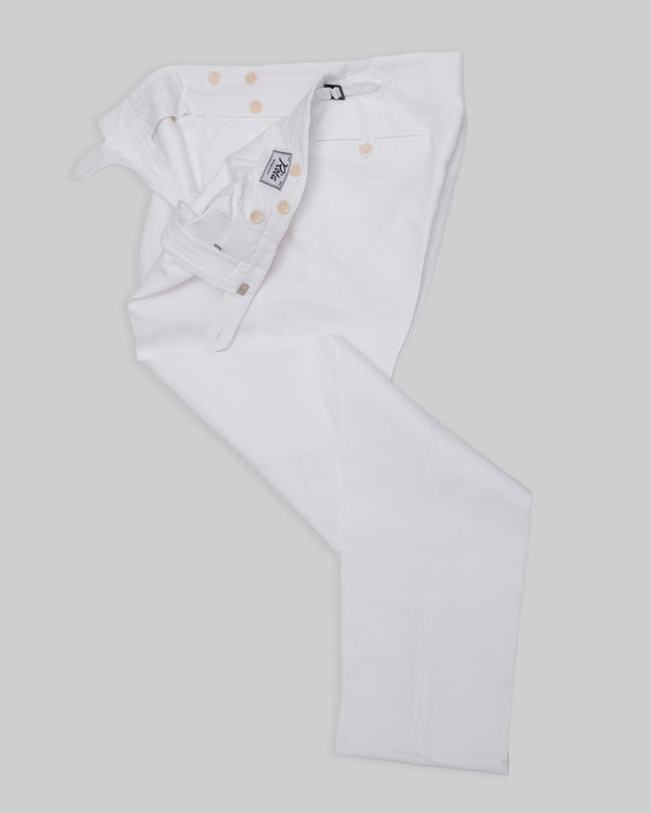 Rota Summer New York white linen trousers Affare Del Giorno