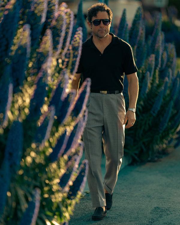 Rota Summer Milano grey wool trousers Sottocosto