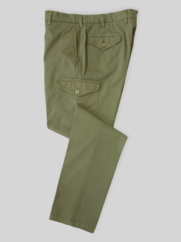 Rota Sport Summer Green supima cotton cargo sport trousers with flaps Online