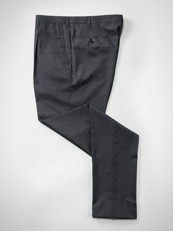 Rota Summer Dark grey pair of regular fit wool trousers Saldi