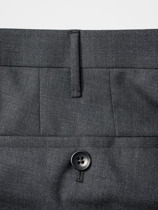 Rota Summer Dark grey pair of regular fit wool trousers Saldi
