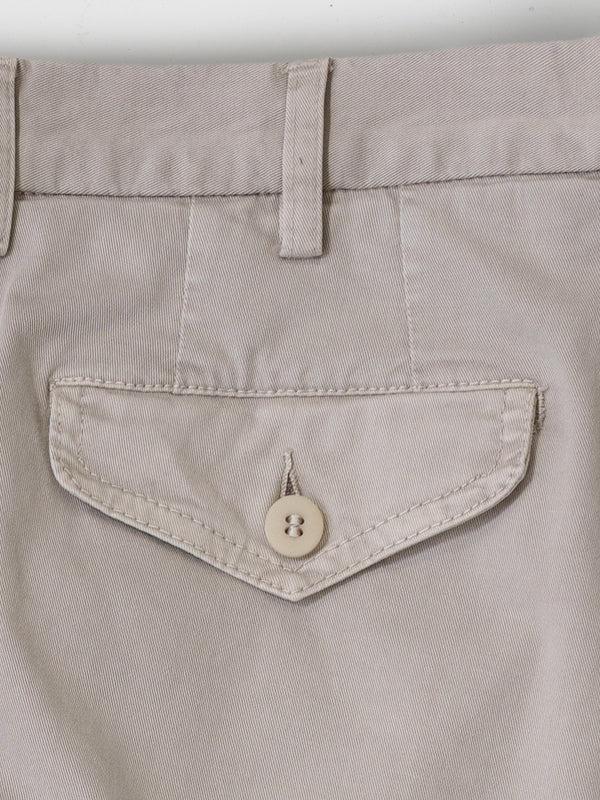 Rota Sport Summer Light beige cotton supima sport trousers with flaps Hotsell