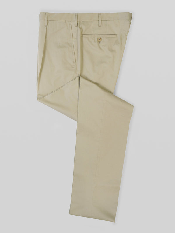 Rota Summer Light beige cotton elastan trousers Nuova