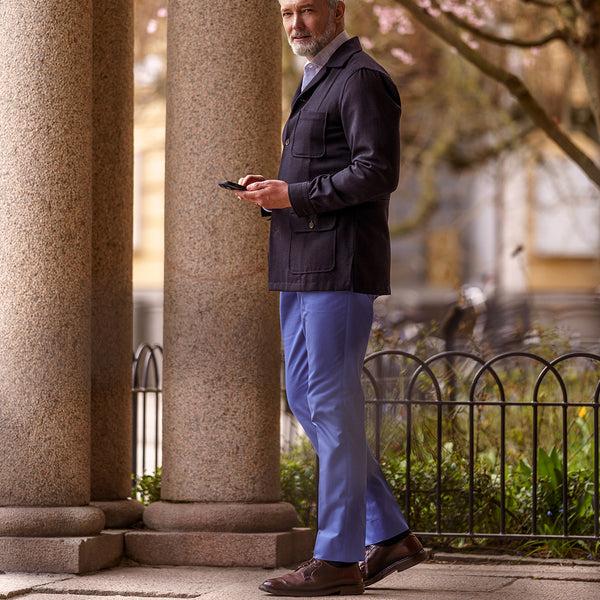 Rota Summer Sky blue cotton trousers Moda