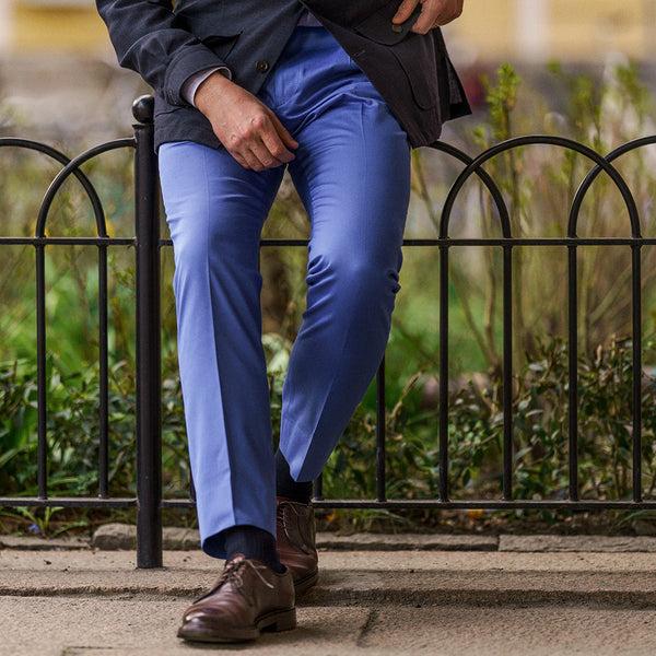 Rota Summer Sky blue cotton trousers Moda
