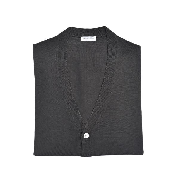 Salvatore Piccolo Cardigan con bottoni Royal Merino Nuova