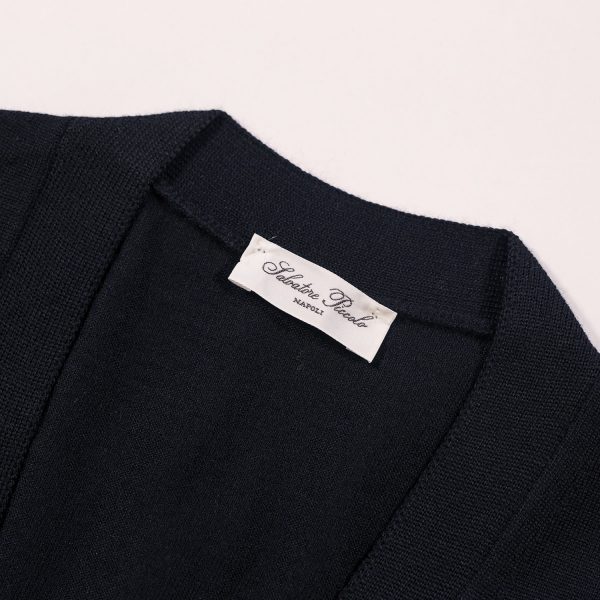 Salvatore Piccolo Cardigan Blue Navy Soddisfazione Garantita