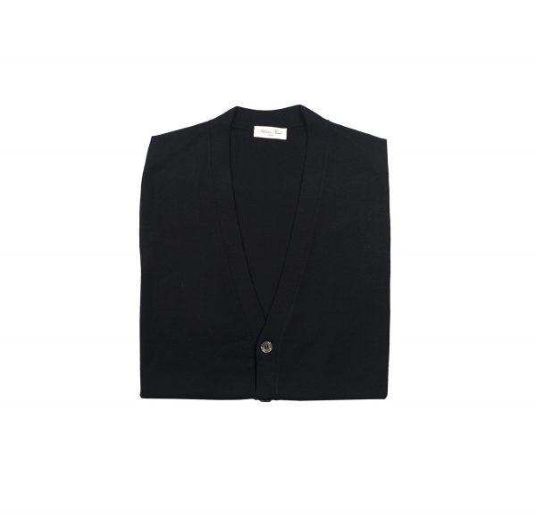 Salvatore Piccolo Cardigan Blue Navy Soddisfazione Garantita