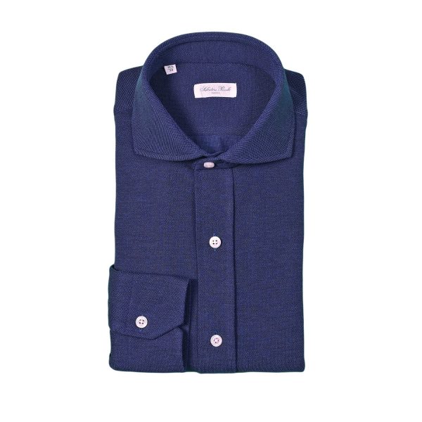 Salvatore Piccolo Camicia in Jersey Saldi Di Fabbrica